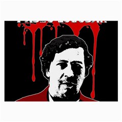 Pablo Escobar  Large Glasses Cloth (2-side) by Valentinaart