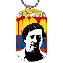 Pablo Escobar Dog Tag (two Sides) by Valentinaart