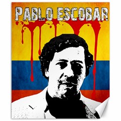 Pablo Escobar Canvas 8  X 10  by Valentinaart