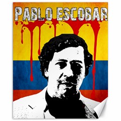 Pablo Escobar Canvas 16  X 20   by Valentinaart