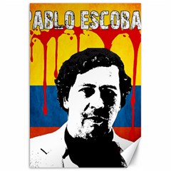 Pablo Escobar Canvas 20  X 30   by Valentinaart