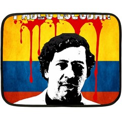 Pablo Escobar Double Sided Fleece Blanket (mini)  by Valentinaart