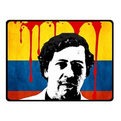 Pablo Escobar Fleece Blanket (small) by Valentinaart