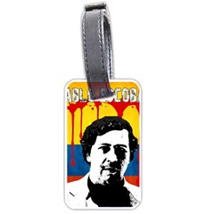 Pablo Escobar Luggage Tags (one Side)  by Valentinaart