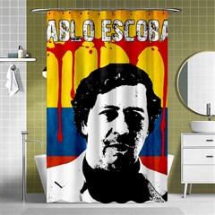 Pablo Escobar Shower Curtain 48  X 72  (small)  by Valentinaart