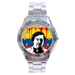 Pablo Escobar Stainless Steel Analogue Watch by Valentinaart