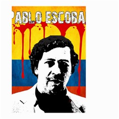 Pablo Escobar Small Garden Flag (two Sides) by Valentinaart