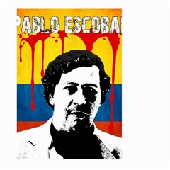 Pablo Escobar Large Garden Flag (two Sides) by Valentinaart