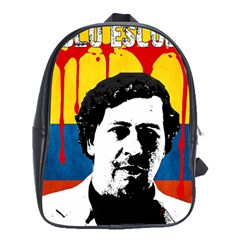 Pablo Escobar School Bags (xl)  by Valentinaart