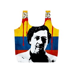 Pablo Escobar Full Print Recycle Bags (s)  by Valentinaart