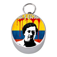 Pablo Escobar Mini Silver Compasses by Valentinaart