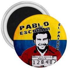 Pablo Escobar 3  Magnets by Valentinaart