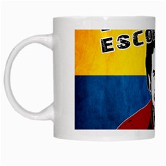 Pablo Escobar White Mugs by Valentinaart