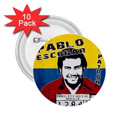 Pablo Escobar 2 25  Buttons (10 Pack)  by Valentinaart