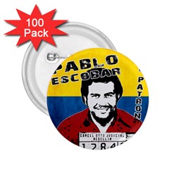 Pablo Escobar 2 25  Buttons (100 Pack)  by Valentinaart