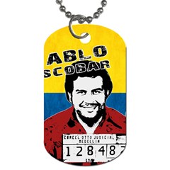 Pablo Escobar Dog Tag (two Sides) by Valentinaart