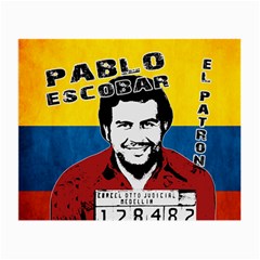 Pablo Escobar Small Glasses Cloth by Valentinaart