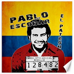 Pablo Escobar Canvas 12  X 12   by Valentinaart