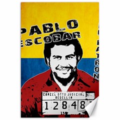 Pablo Escobar Canvas 20  X 30   by Valentinaart