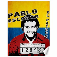 Pablo Escobar Canvas 36  X 48   by Valentinaart