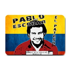 Pablo Escobar Small Doormat  by Valentinaart