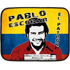 Pablo Escobar Fleece Blanket (mini) by Valentinaart