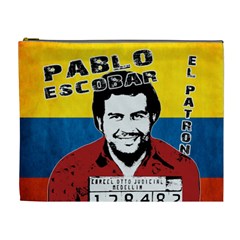 Pablo Escobar Cosmetic Bag (xl) by Valentinaart