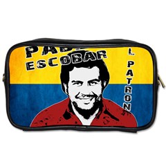 Pablo Escobar Toiletries Bags by Valentinaart