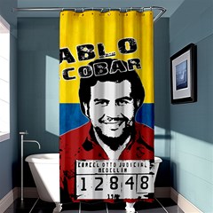 Pablo Escobar Shower Curtain 36  X 72  (stall)  by Valentinaart