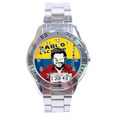 Pablo Escobar Stainless Steel Analogue Watch by Valentinaart