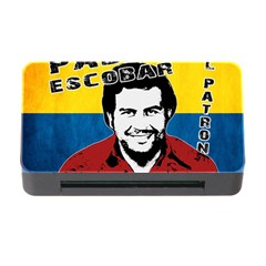 Pablo Escobar Memory Card Reader With Cf by Valentinaart