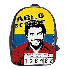 Pablo Escobar School Bags (xl)  by Valentinaart