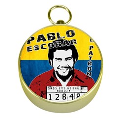 Pablo Escobar Gold Compasses by Valentinaart