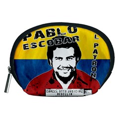 Pablo Escobar Accessory Pouches (medium)  by Valentinaart