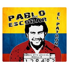 Pablo Escobar Double Sided Flano Blanket (small)  by Valentinaart