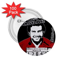 Pablo Escobar 2 25  Buttons (100 Pack)  by Valentinaart