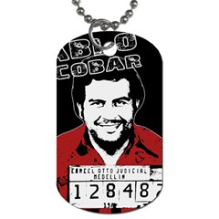 Pablo Escobar Dog Tag (two Sides) by Valentinaart