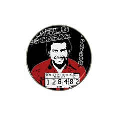 Pablo Escobar Hat Clip Ball Marker by Valentinaart