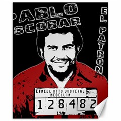 Pablo Escobar Canvas 16  X 20   by Valentinaart