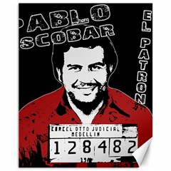 Pablo Escobar Canvas 11  X 14   by Valentinaart