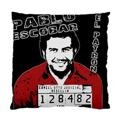 Pablo Escobar Standard Cushion Case (one Side) by Valentinaart