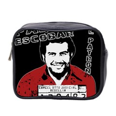 Pablo Escobar Mini Toiletries Bag 2-side by Valentinaart