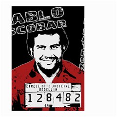 Pablo Escobar Small Garden Flag (two Sides) by Valentinaart