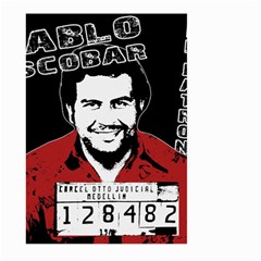 Pablo Escobar Large Garden Flag (two Sides) by Valentinaart