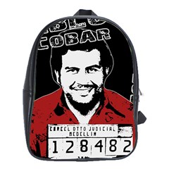 Pablo Escobar School Bags (xl)  by Valentinaart