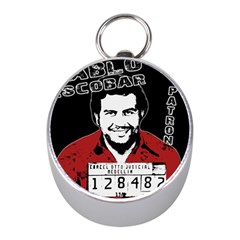 Pablo Escobar Mini Silver Compasses by Valentinaart