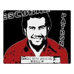 Pablo Escobar Double Sided Flano Blanket (large)  by Valentinaart