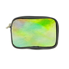 Abstract Yellow Green Oil Coin Purse