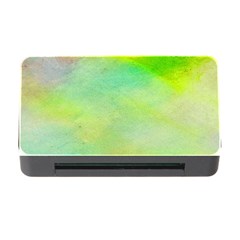 Abstract Yellow Green Oil Memory Card Reader with CF