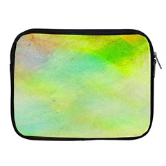 Abstract Yellow Green Oil Apple iPad 2/3/4 Zipper Cases